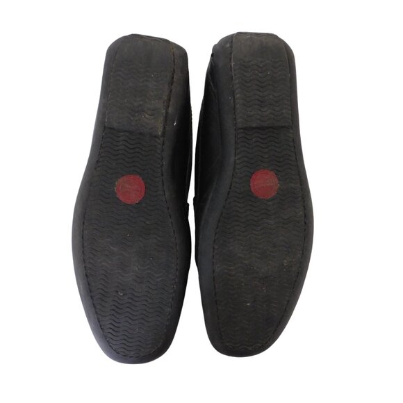 Marc Joseph New York Shoes Mens 9.5 Black Broadway Moc Toe Loafers Leather - Picture 7 of 7